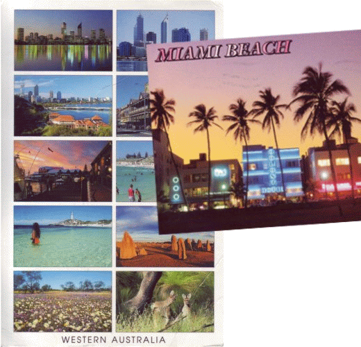 CoMa, C&A Collage Postkarten