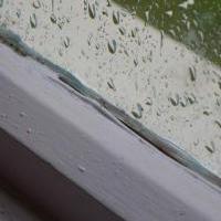 Regen am Fenster